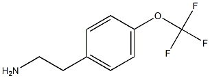 2-[4-(trifluoromethoxy)phenyl]ethan-1-amine,,结构式