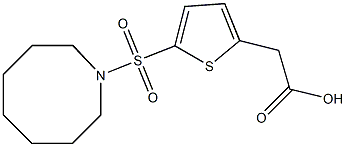 2-[5-(azocane-1-sulfonyl)thiophen-2-yl]acetic acid