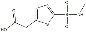 2-[5-(methylsulfamoyl)thiophen-2-yl]acetic acid