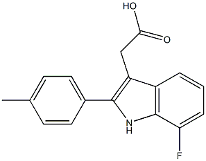 2-[7-fluoro-2-(4-methylphenyl)-1H-indol-3-yl]acetic acid