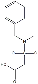 2-[benzyl(methyl)sulfamoyl]acetic acid