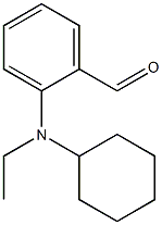 2-[cyclohexyl(ethyl)amino]benzaldehyde Struktur