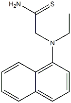 2-[ethyl(1-naphthyl)amino]ethanethioamide,,结构式