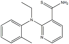 2-[ethyl(2-methylphenyl)amino]pyridine-3-carbothioamide|