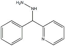 2-[hydrazinyl(phenyl)methyl]pyridine Structure
