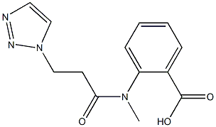  2-[N-methyl-3-(1H-1,2,3-triazol-1-yl)propanamido]benzoic acid