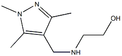 2-{[(1,3,5-trimethyl-1H-pyrazol-4-yl)methyl]amino}ethan-1-ol Structure