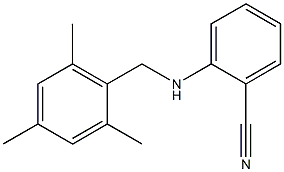 2-{[(2,4,6-trimethylphenyl)methyl]amino}benzonitrile 结构式