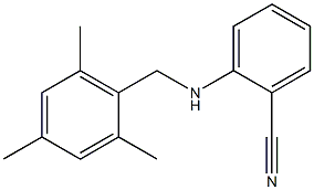  2-{[(2,4,6-trimethylphenyl)methyl]amino}benzonitrile