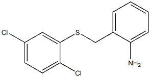 2-{[(2,5-dichlorophenyl)sulfanyl]methyl}aniline 化学構造式