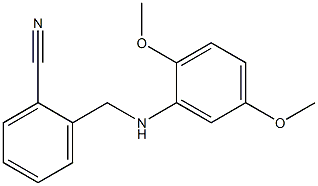 2-{[(2,5-dimethoxyphenyl)amino]methyl}benzonitrile