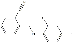 2-{[(2-chloro-4-fluorophenyl)amino]methyl}benzonitrile