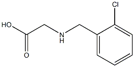 2-{[(2-chlorophenyl)methyl]amino}acetic acid Structure