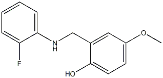 2-{[(2-fluorophenyl)amino]methyl}-4-methoxyphenol