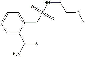  2-{[(2-methoxyethyl)sulfamoyl]methyl}benzene-1-carbothioamide