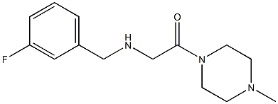 2-{[(3-fluorophenyl)methyl]amino}-1-(4-methylpiperazin-1-yl)ethan-1-one