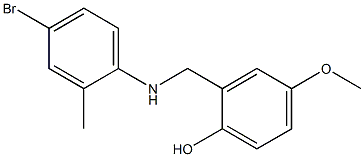 2-{[(4-bromo-2-methylphenyl)amino]methyl}-4-methoxyphenol|