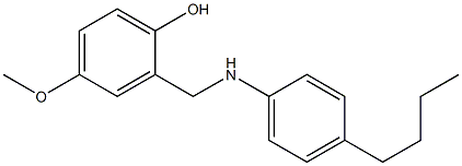 2-{[(4-butylphenyl)amino]methyl}-4-methoxyphenol Structure