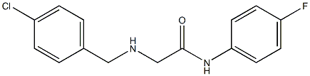 2-{[(4-chlorophenyl)methyl]amino}-N-(4-fluorophenyl)acetamide|