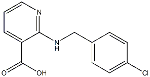 2-{[(4-chlorophenyl)methyl]amino}pyridine-3-carboxylic acid