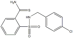 2-{[(4-chlorophenyl)methyl]sulfamoyl}benzene-1-carbothioamide|