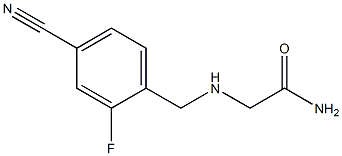 2-{[(4-cyano-2-fluorophenyl)methyl]amino}acetamide