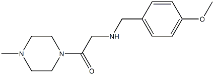 2-{[(4-methoxyphenyl)methyl]amino}-1-(4-methylpiperazin-1-yl)ethan-1-one