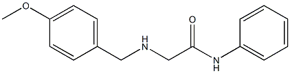 2-{[(4-methoxyphenyl)methyl]amino}-N-phenylacetamide Structure