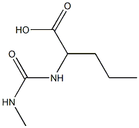 2-{[(methylamino)carbonyl]amino}pentanoic acid