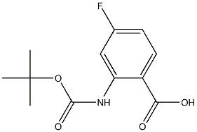 2-{[(tert-butoxy)carbonyl]amino}-4-fluorobenzoic acid