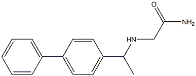 2-{[1-(1,1'-biphenyl-4-yl)ethyl]amino}acetamide