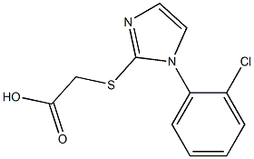 2-{[1-(2-chlorophenyl)-1H-imidazol-2-yl]sulfanyl}acetic acid