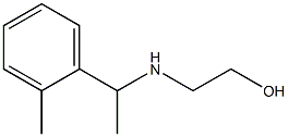 2-{[1-(2-methylphenyl)ethyl]amino}ethan-1-ol 化学構造式