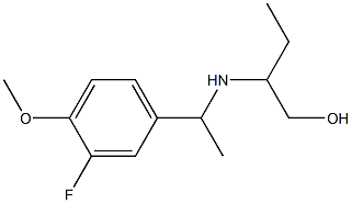 2-{[1-(3-fluoro-4-methoxyphenyl)ethyl]amino}butan-1-ol