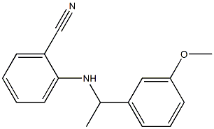 2-{[1-(3-methoxyphenyl)ethyl]amino}benzonitrile