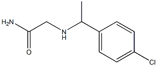 2-{[1-(4-chlorophenyl)ethyl]amino}acetamide