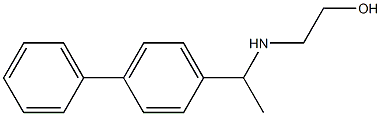 2-{[1-(4-phenylphenyl)ethyl]amino}ethan-1-ol 结构式