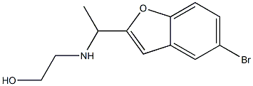 2-{[1-(5-bromo-1-benzofuran-2-yl)ethyl]amino}ethan-1-ol