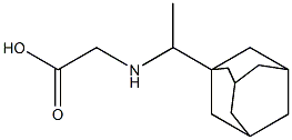 2-{[1-(adamantan-1-yl)ethyl]amino}acetic acid Struktur
