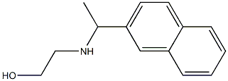 2-{[1-(naphthalen-2-yl)ethyl]amino}ethan-1-ol Struktur