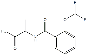 2-{[2-(difluoromethoxy)phenyl]formamido}propanoic acid