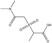 2-{[2-(dimethylamino)-2-oxoethyl]sulfonyl}propanoic acid