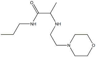 2-{[2-(morpholin-4-yl)ethyl]amino}-N-propylpropanamide