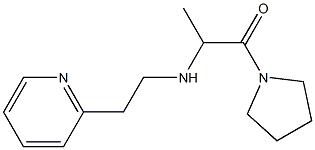 2-{[2-(pyridin-2-yl)ethyl]amino}-1-(pyrrolidin-1-yl)propan-1-one