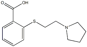 2-{[2-(pyrrolidin-1-yl)ethyl]sulfanyl}benzoic acid|