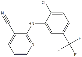 2-{[2-chloro-5-(trifluoromethyl)phenyl]amino}pyridine-3-carbonitrile|