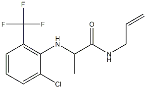 2-{[2-chloro-6-(trifluoromethyl)phenyl]amino}-N-(prop-2-en-1-yl)propanamide