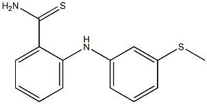 2-{[3-(methylsulfanyl)phenyl]amino}benzene-1-carbothioamide Structure