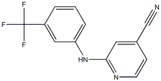 2-{[3-(trifluoromethyl)phenyl]amino}pyridine-4-carbonitrile