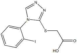 2-{[4-(2-iodophenyl)-4H-1,2,4-triazol-3-yl]sulfanyl}acetic acid